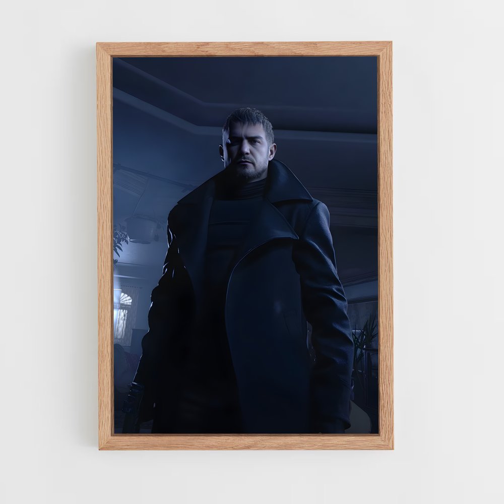 Poster Lueur dans l'Ombre – affiche Resident Evil (vue 4)